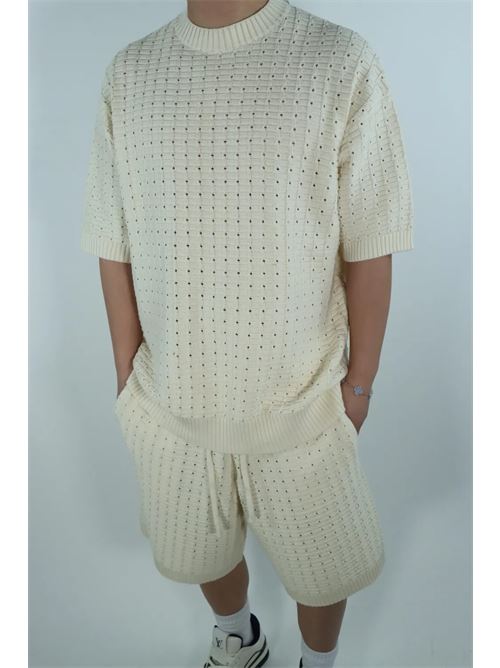 BERMUD+T SHIRT PRIMID | W85898/IVORY WHITE